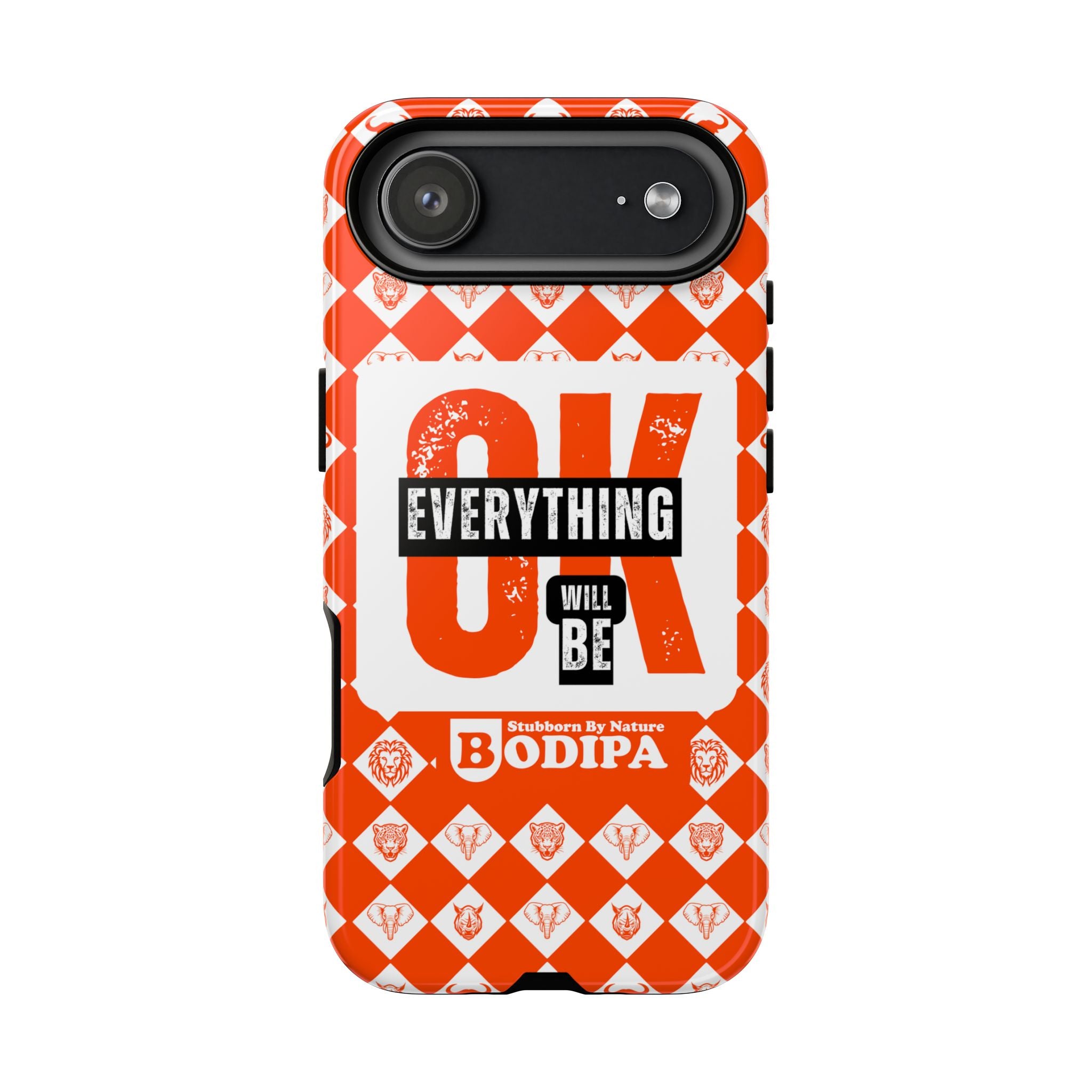 Orange Everything Will Be OK Phone Case