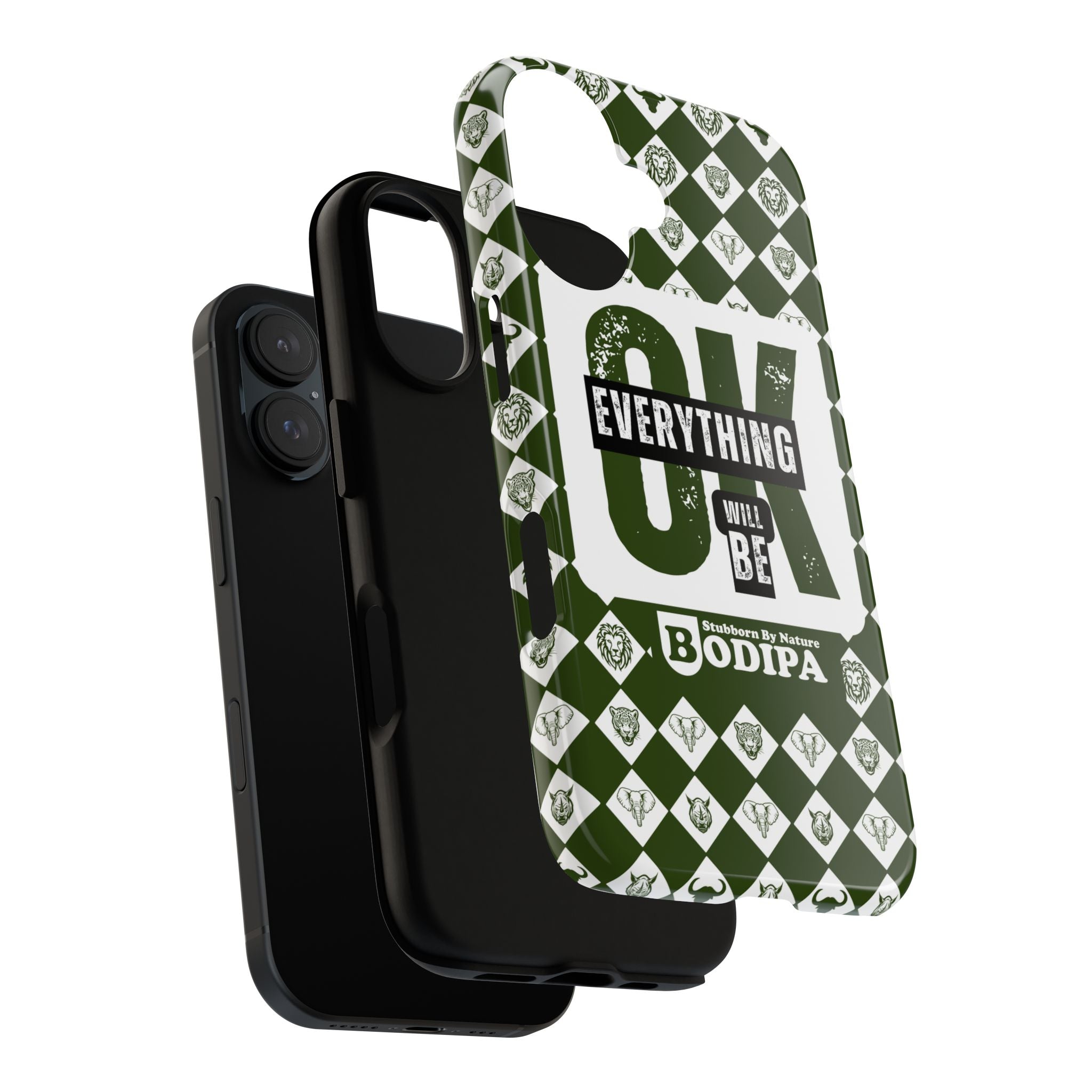 Green Everything Will Be OK Phone Case