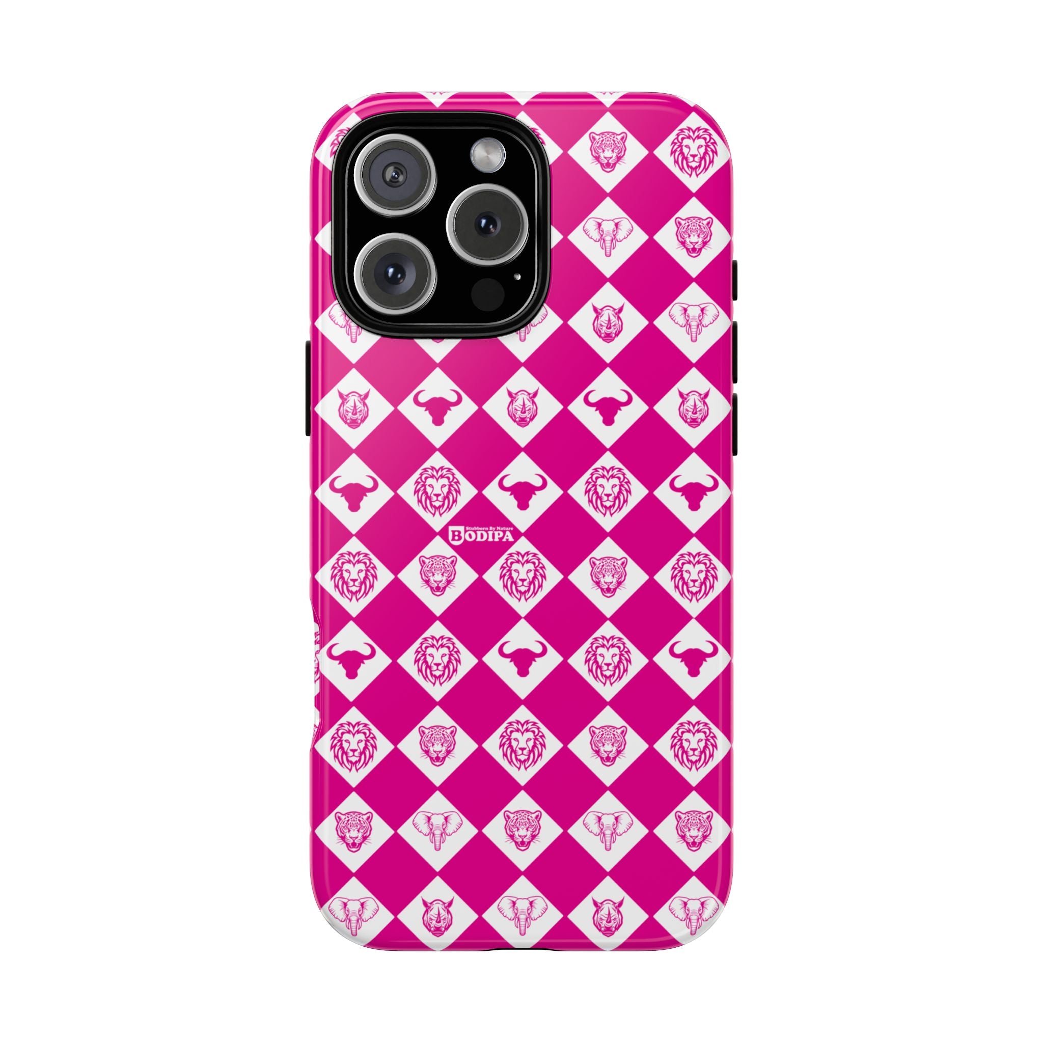Pink Big Five Pattern Phone Case