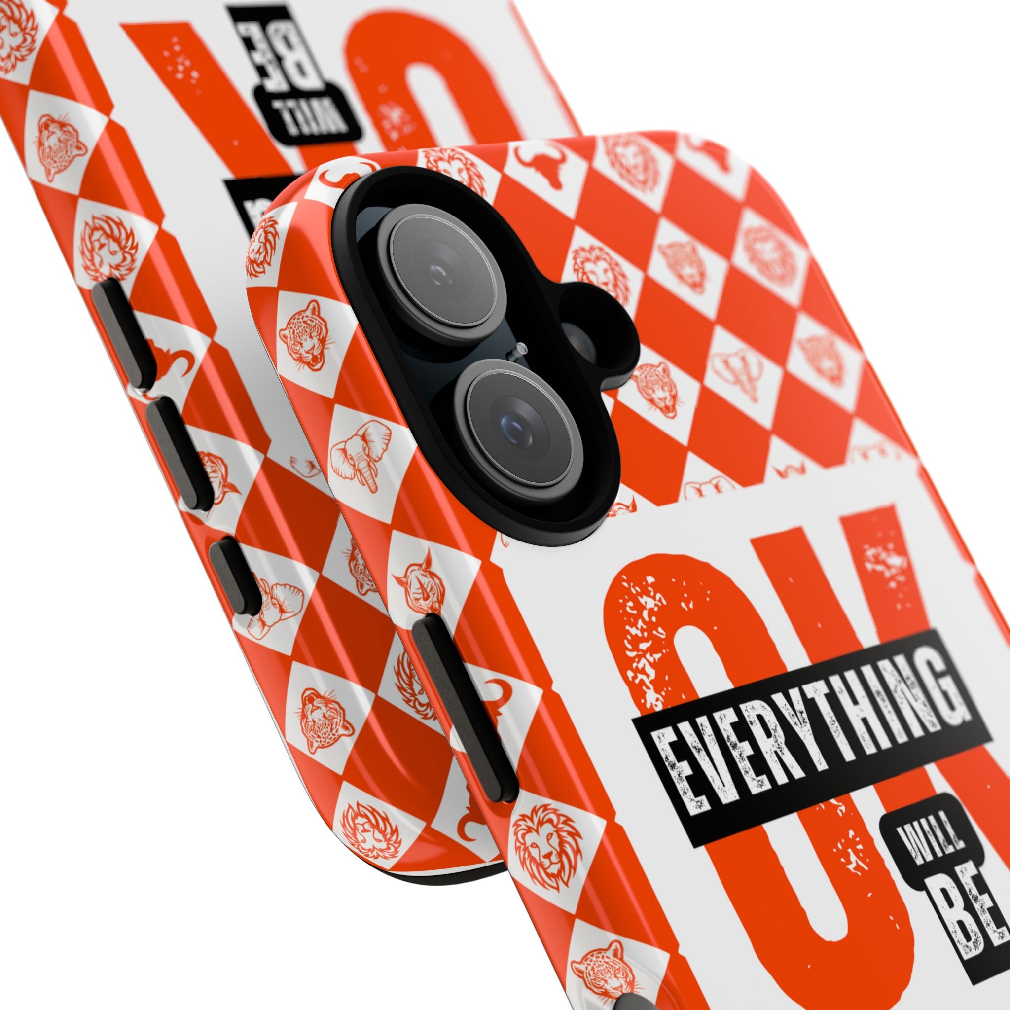 Orange Everything Will Be OK Phone Case