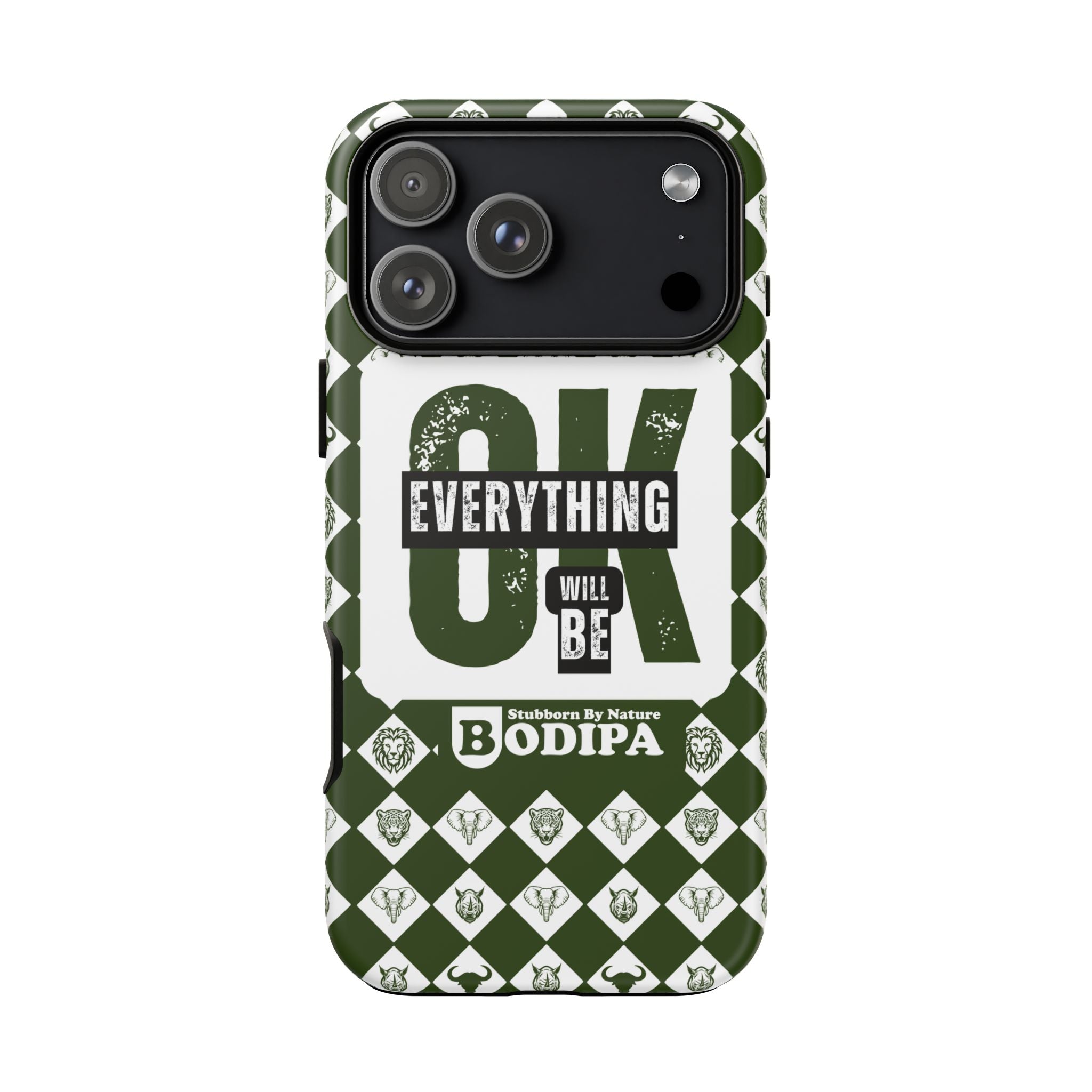 Green Everything Will Be OK Phone Case