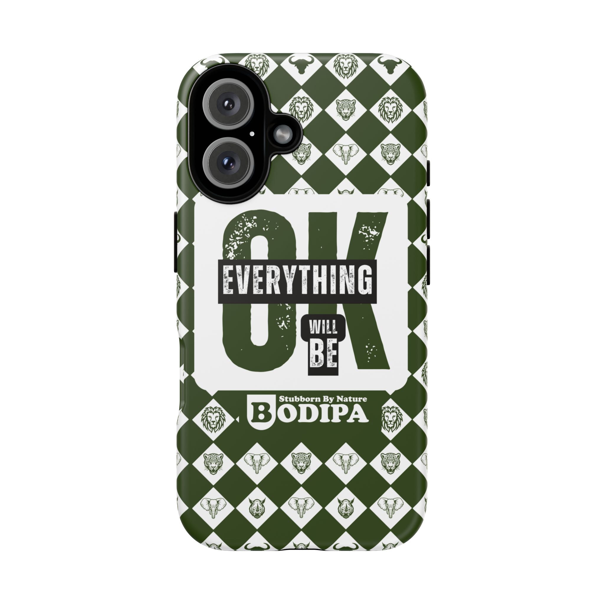 Green Everything Will Be OK Phone Case