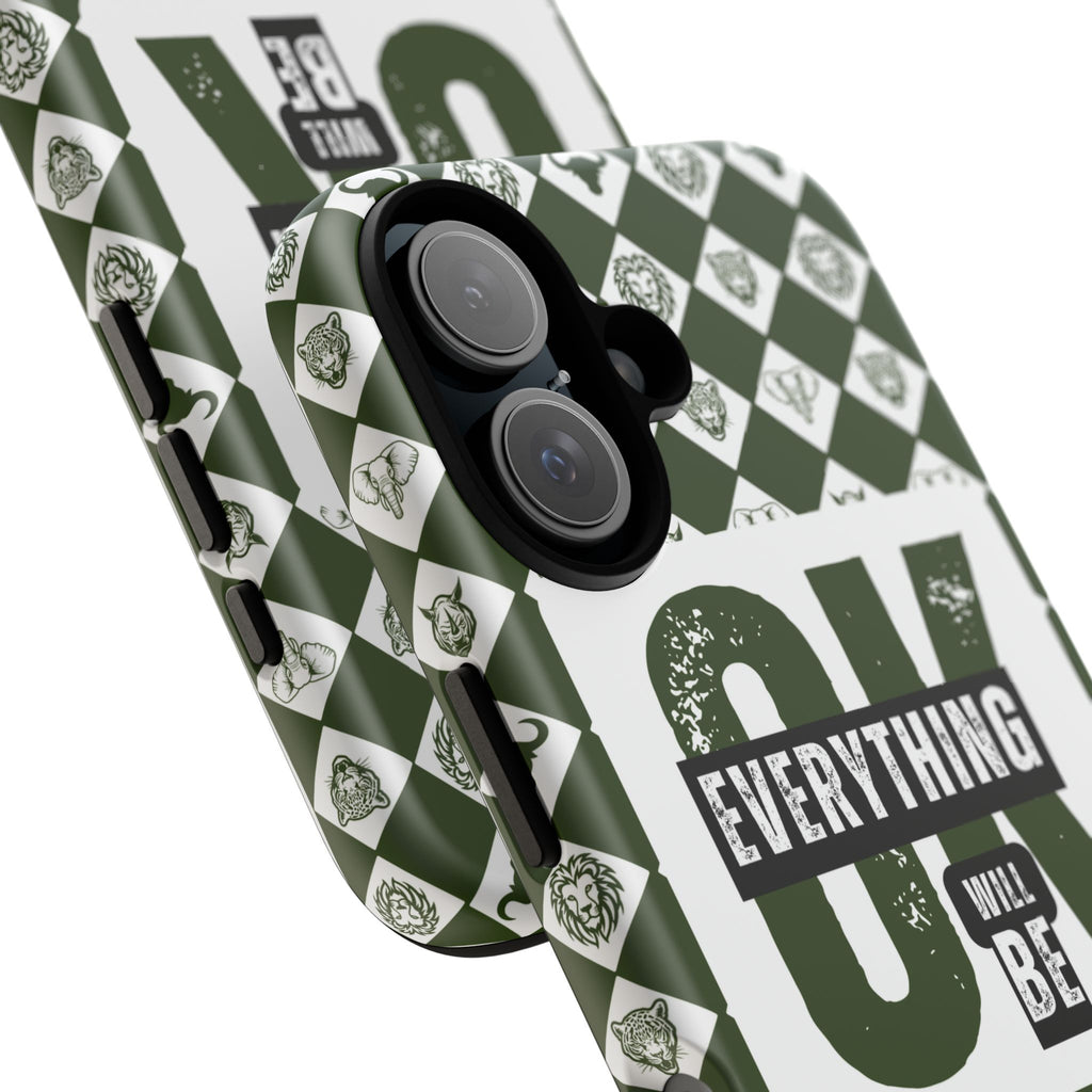 Green Everything Will Be OK Phone Case