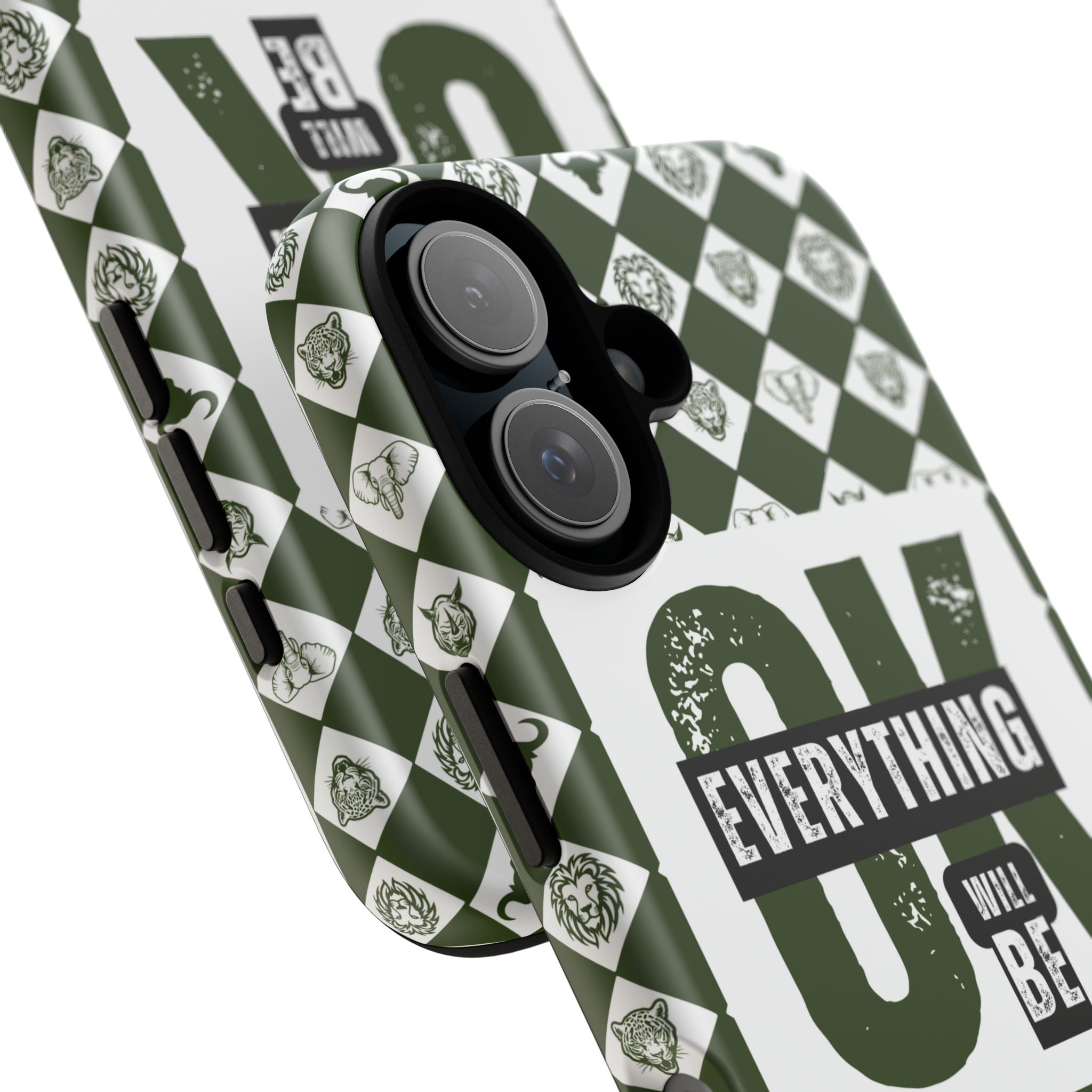 Green Everything Will Be OK Phone Case