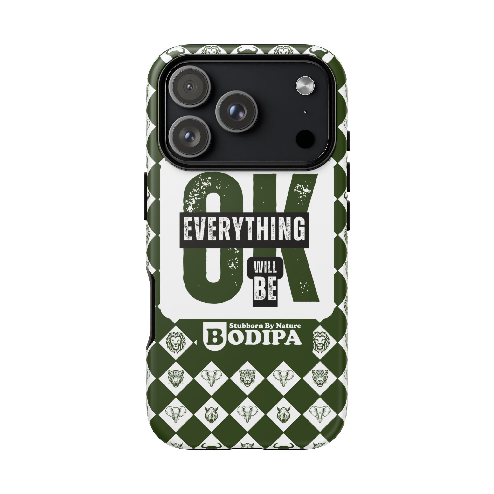 Green Everything Will Be OK Phone Case