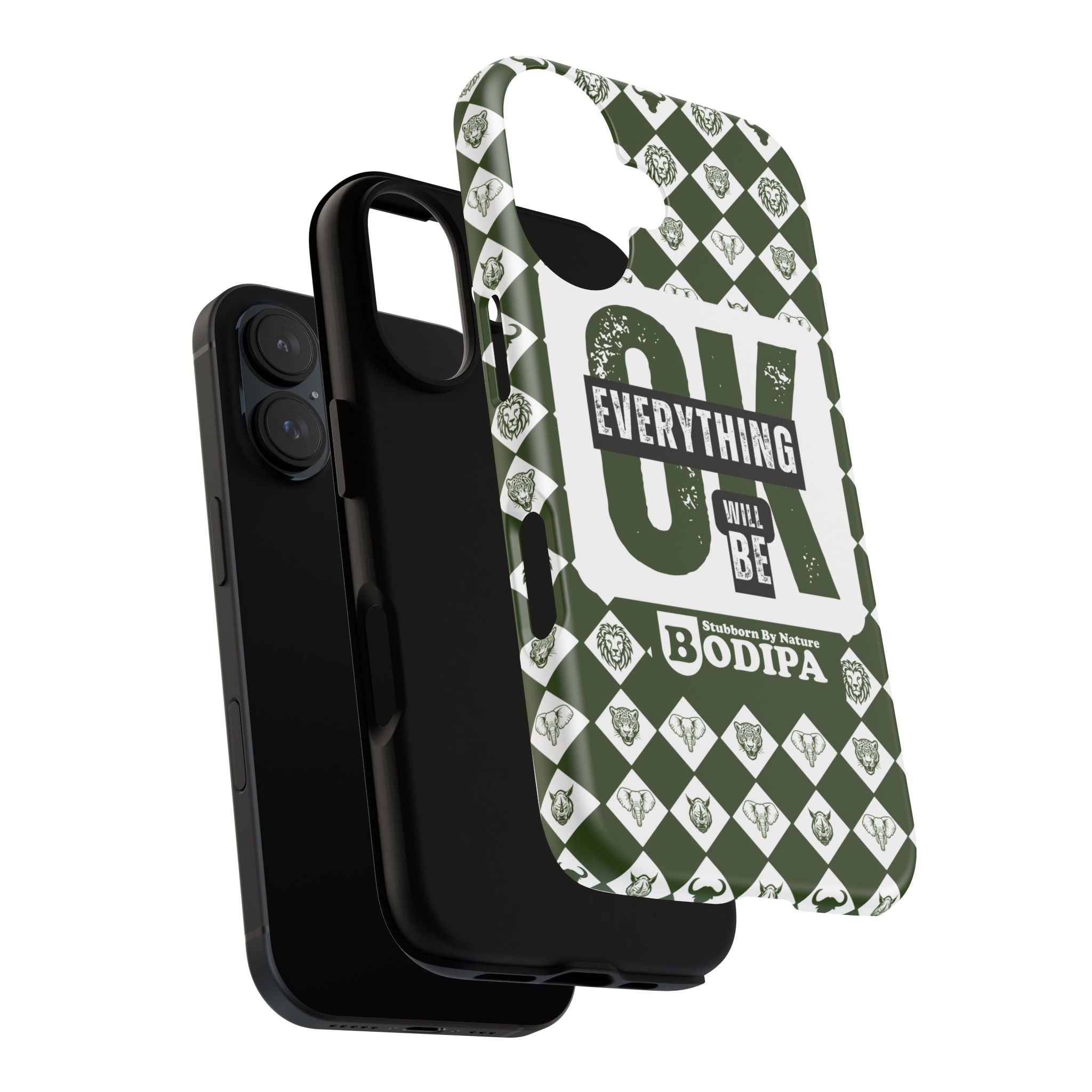 Green Everything Will Be OK Phone Case