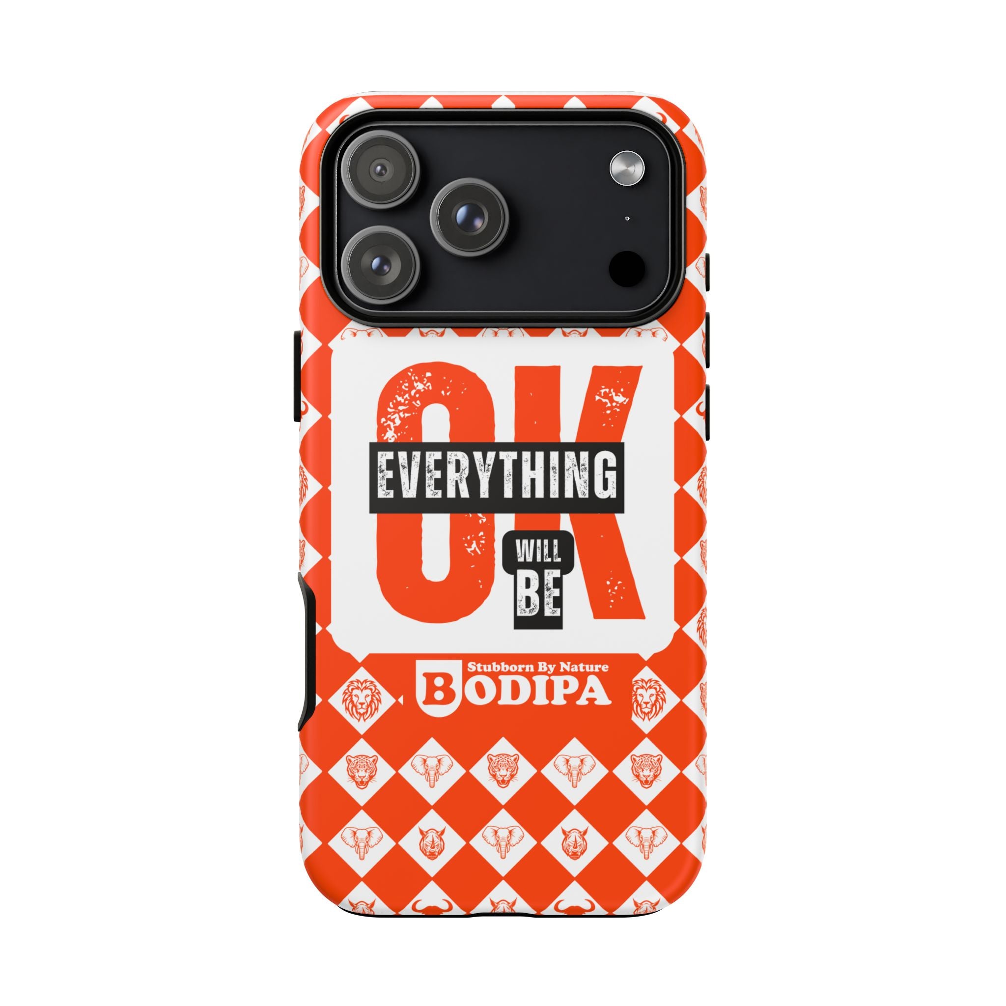 Orange Everything Will Be OK Phone Case
