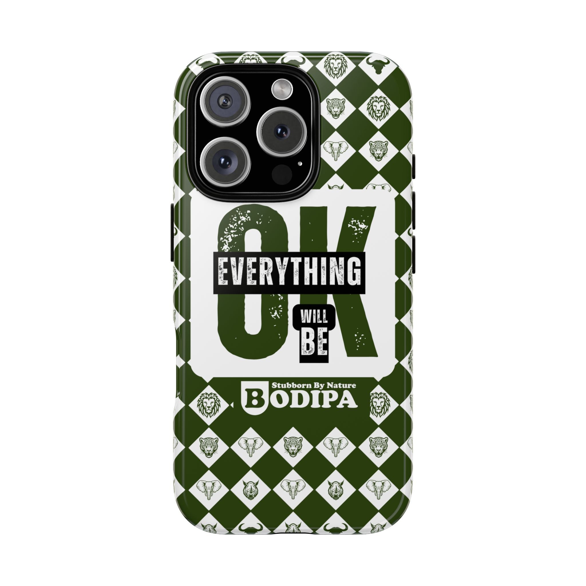 Green Everything Will Be OK Phone Case