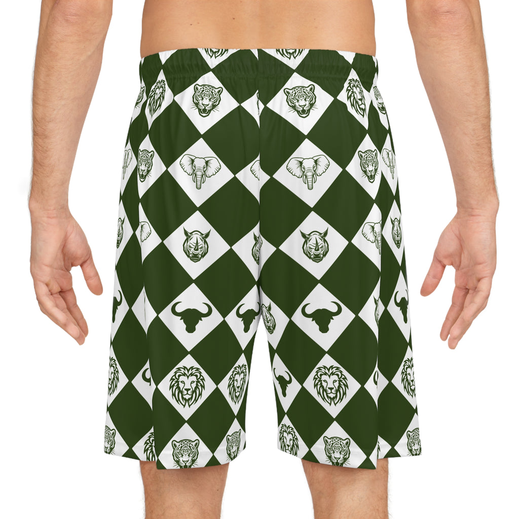 Green Big Five Shorts