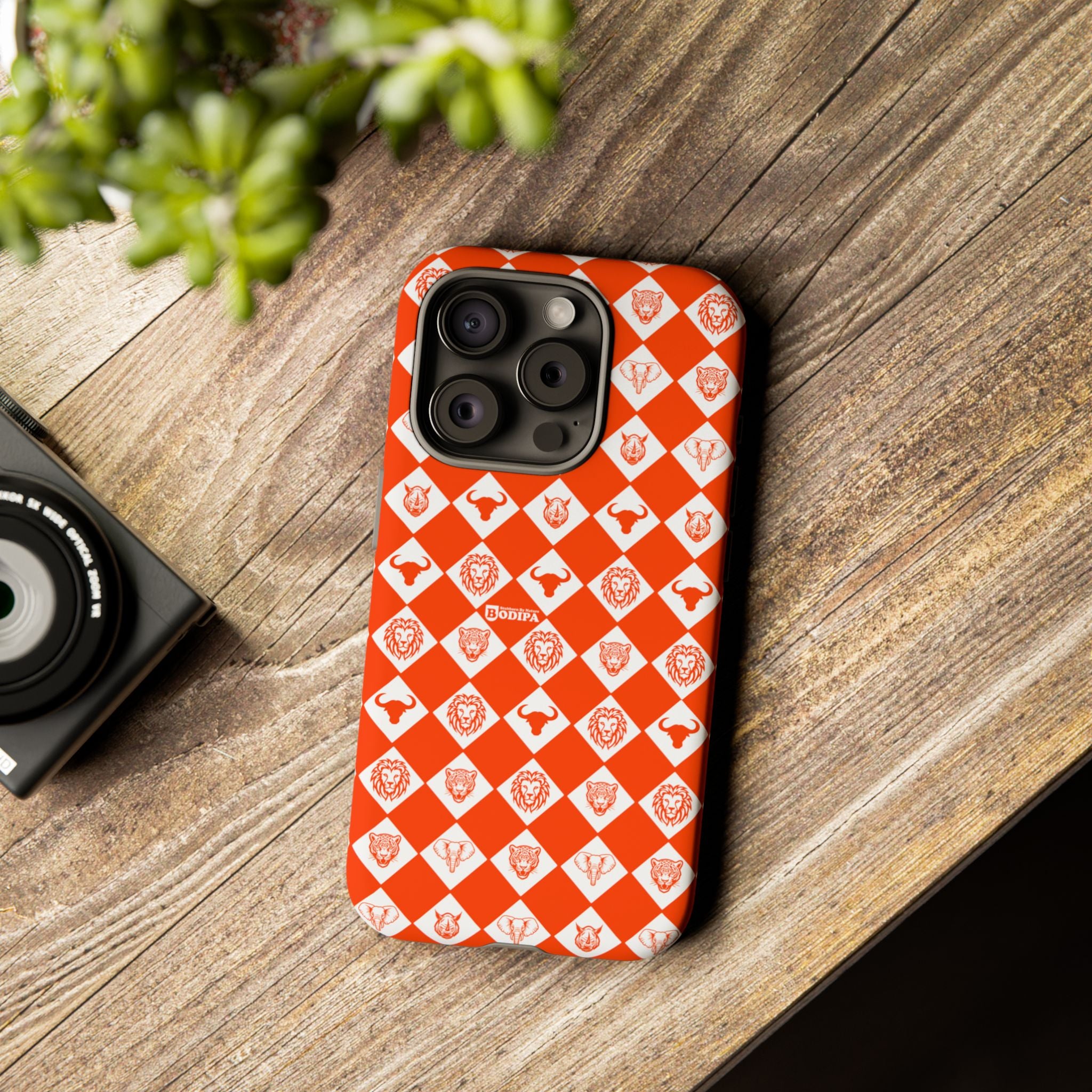 Orange Pattern Phone Case