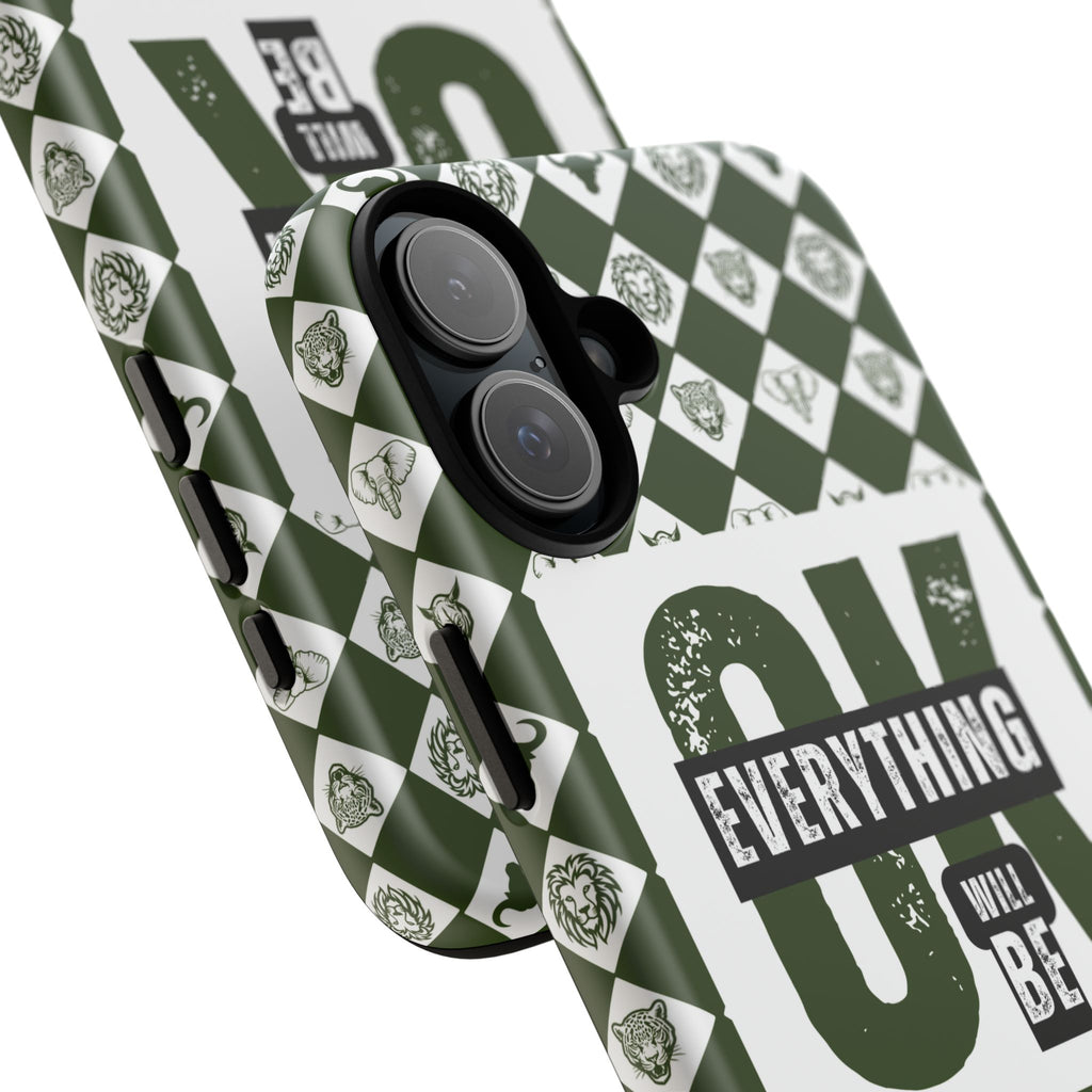 Green Everything Will Be OK Phone Case