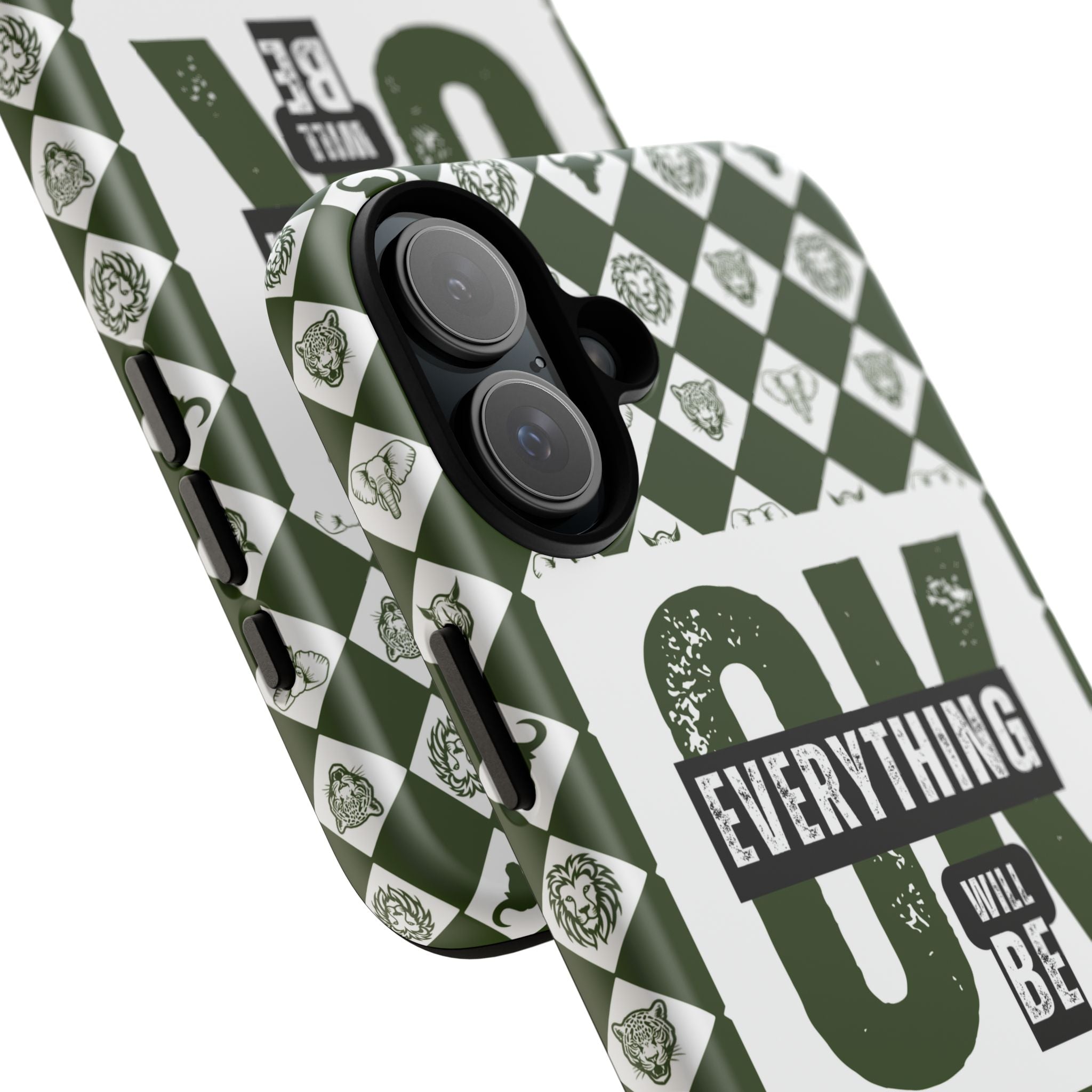 Green Everything Will Be OK Phone Case
