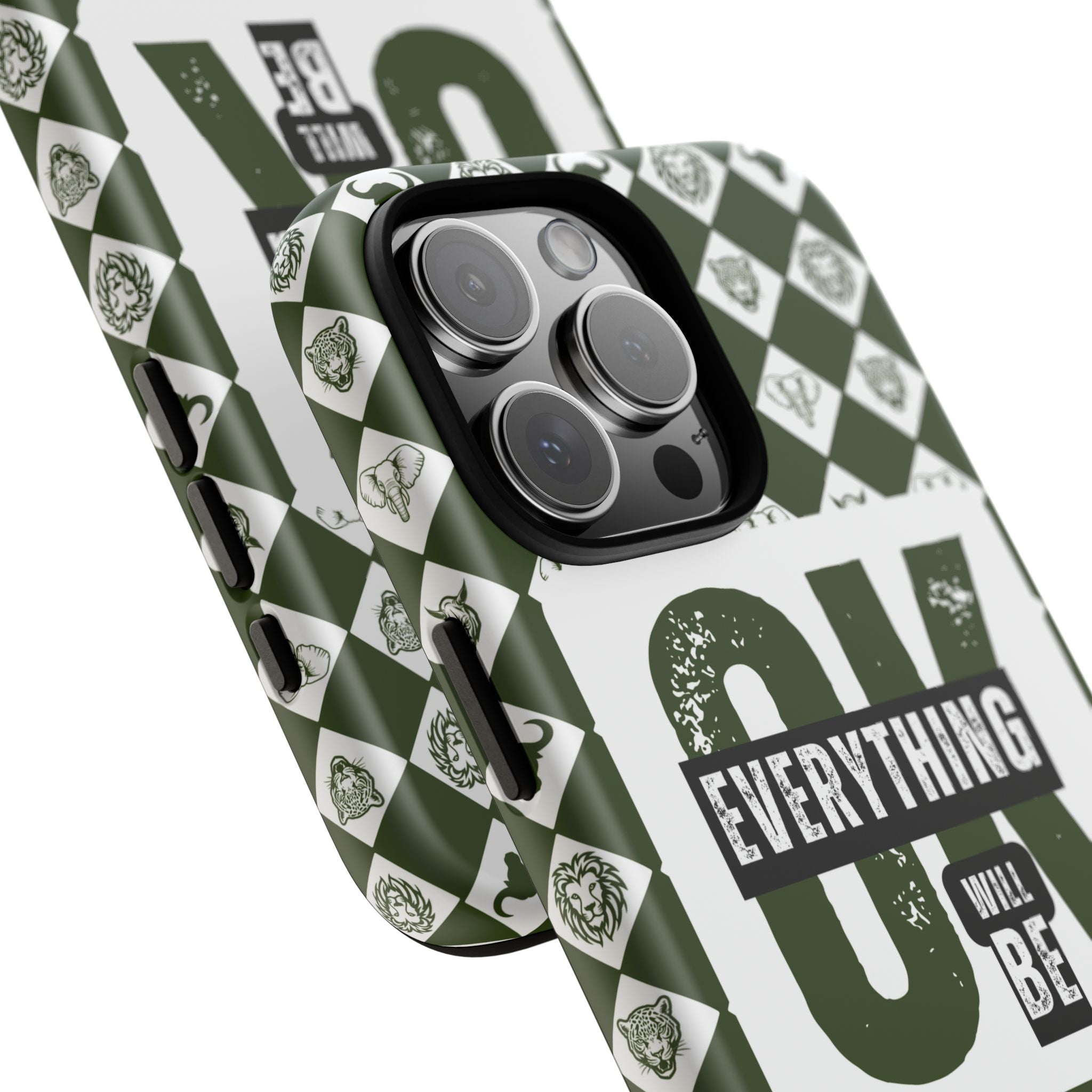 Green Everything Will Be OK Phone Case