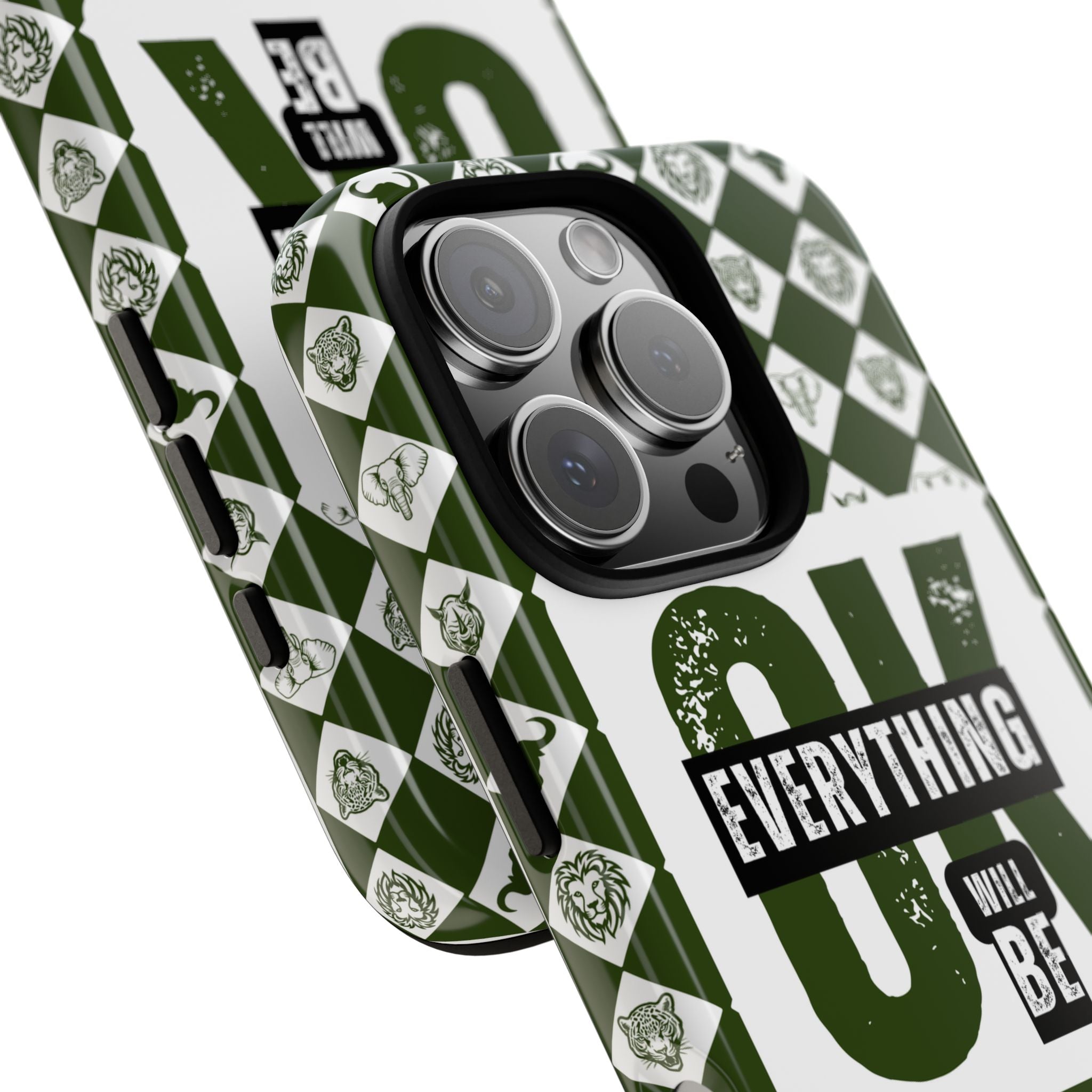 Green Everything Will Be OK Phone Case