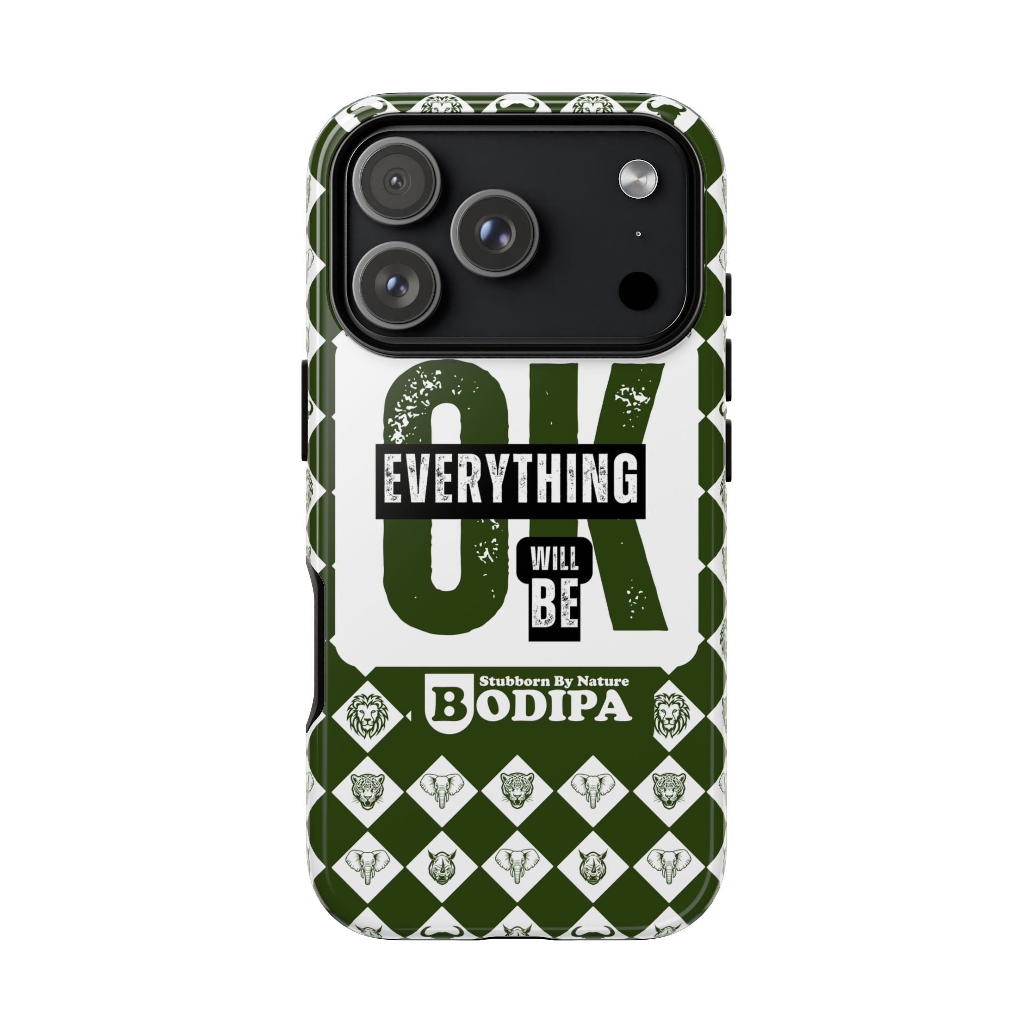 Green Everything Will Be OK Phone Case