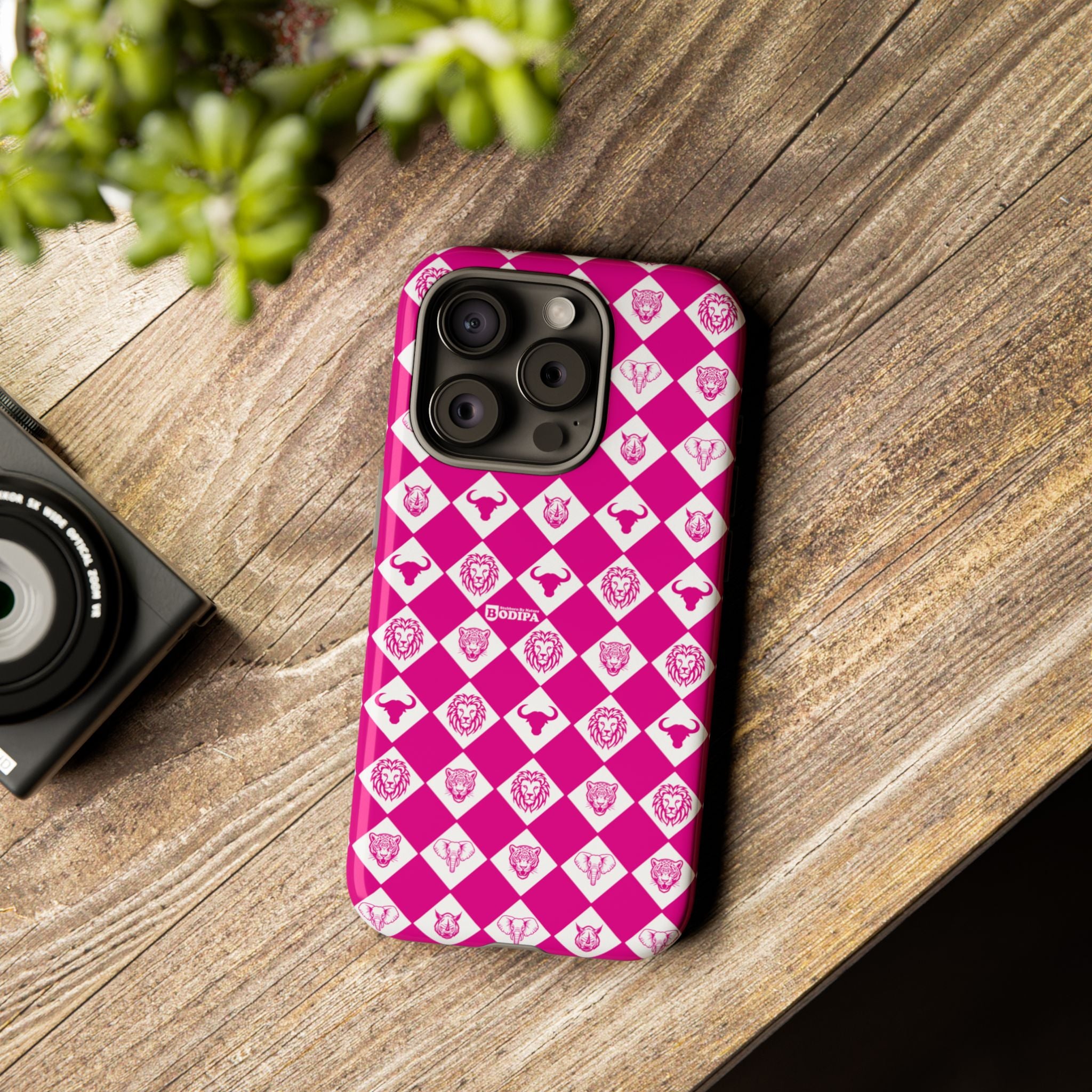Pink Big Five Pattern Phone Case