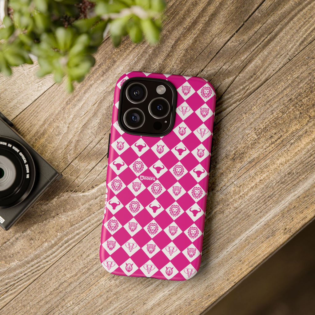 Pink Big Five Pattern Phone Case