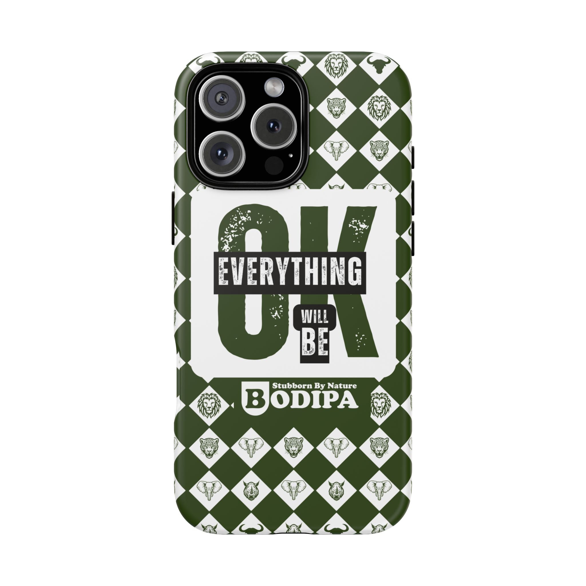 Green Everything Will Be OK Phone Case