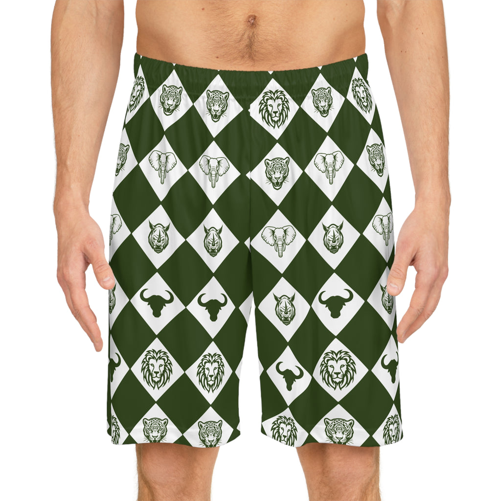 Green Big Five Shorts