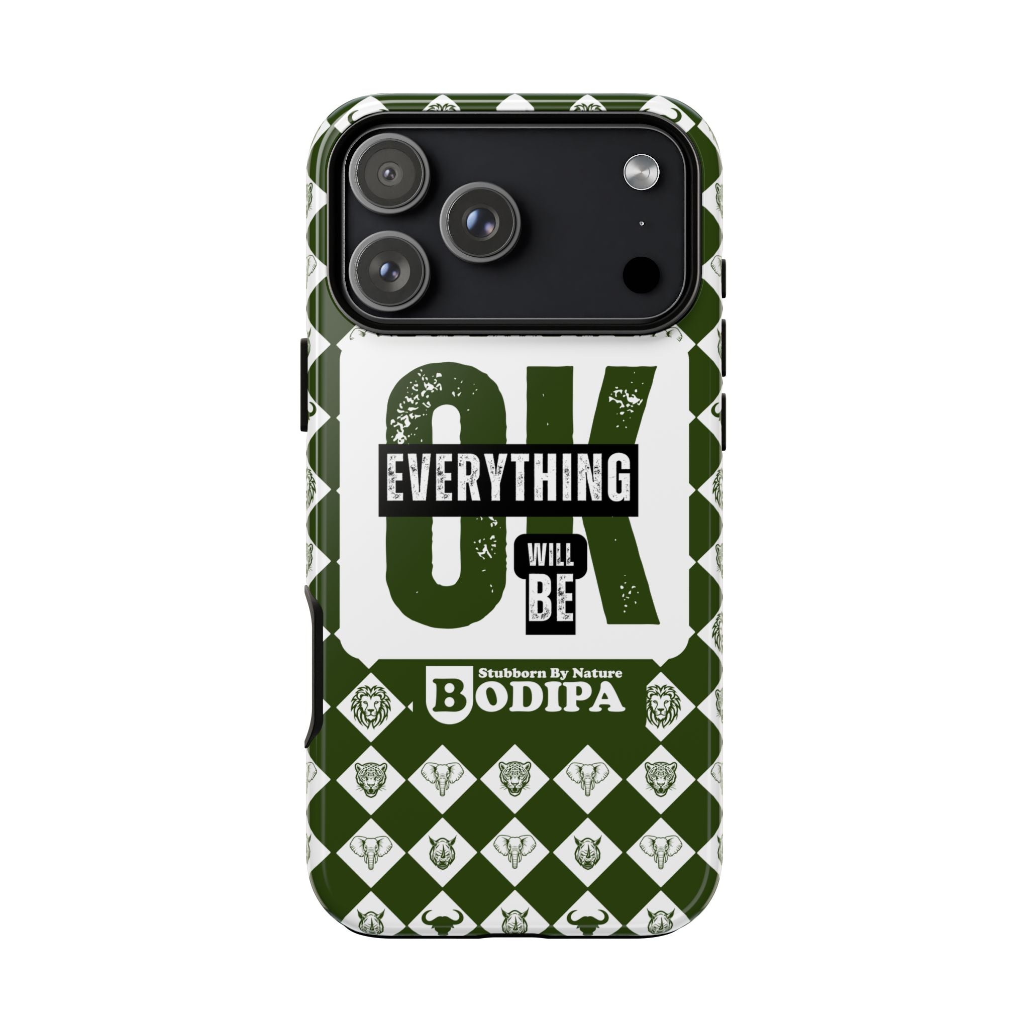 Green Everything Will Be OK Phone Case