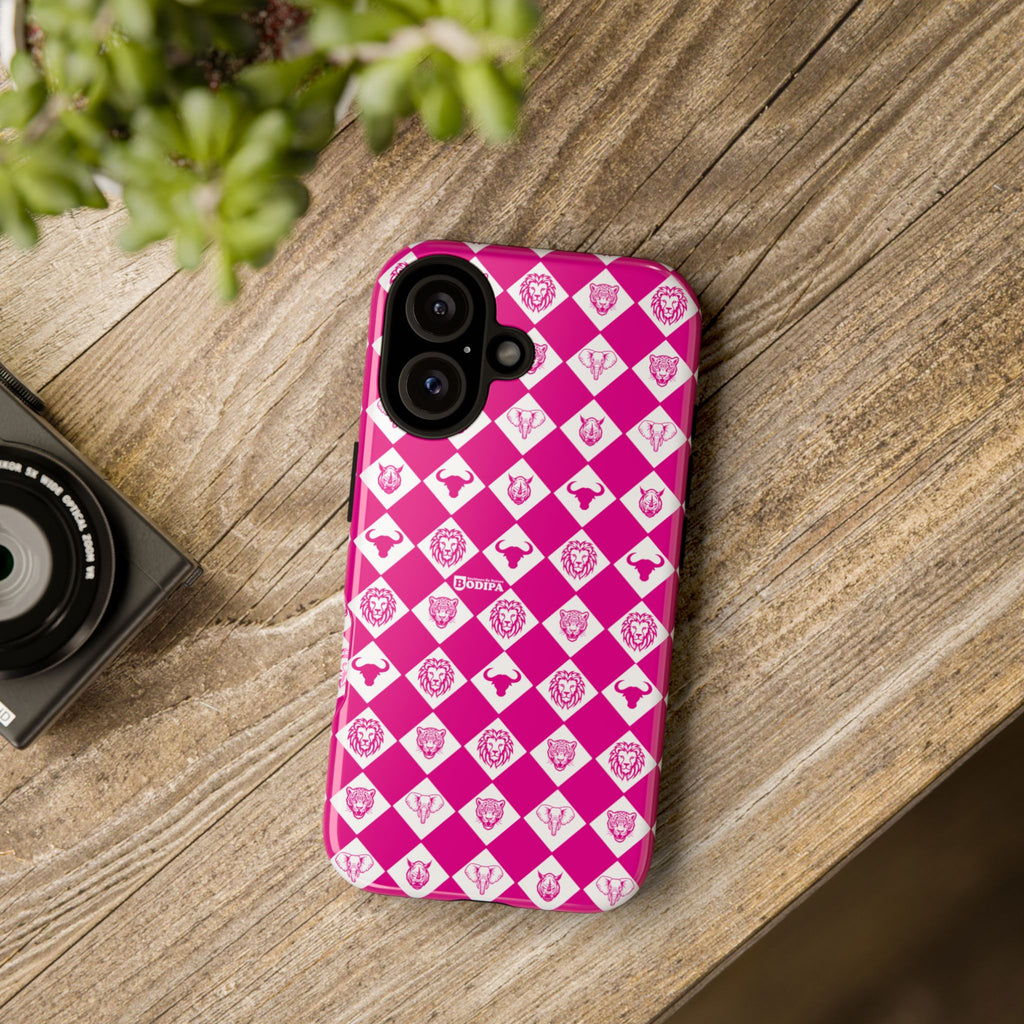Pink Big Five Pattern Phone Case