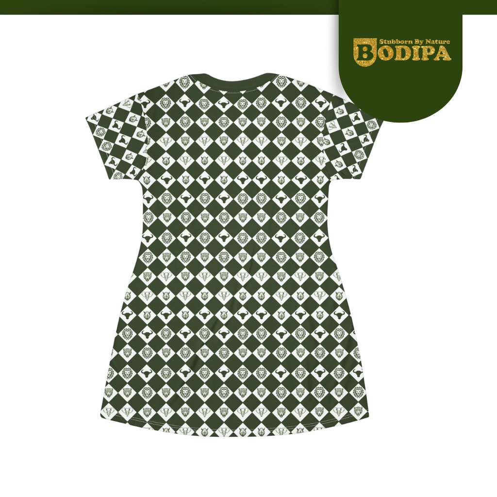 Green Big Five T-Shirt Dress