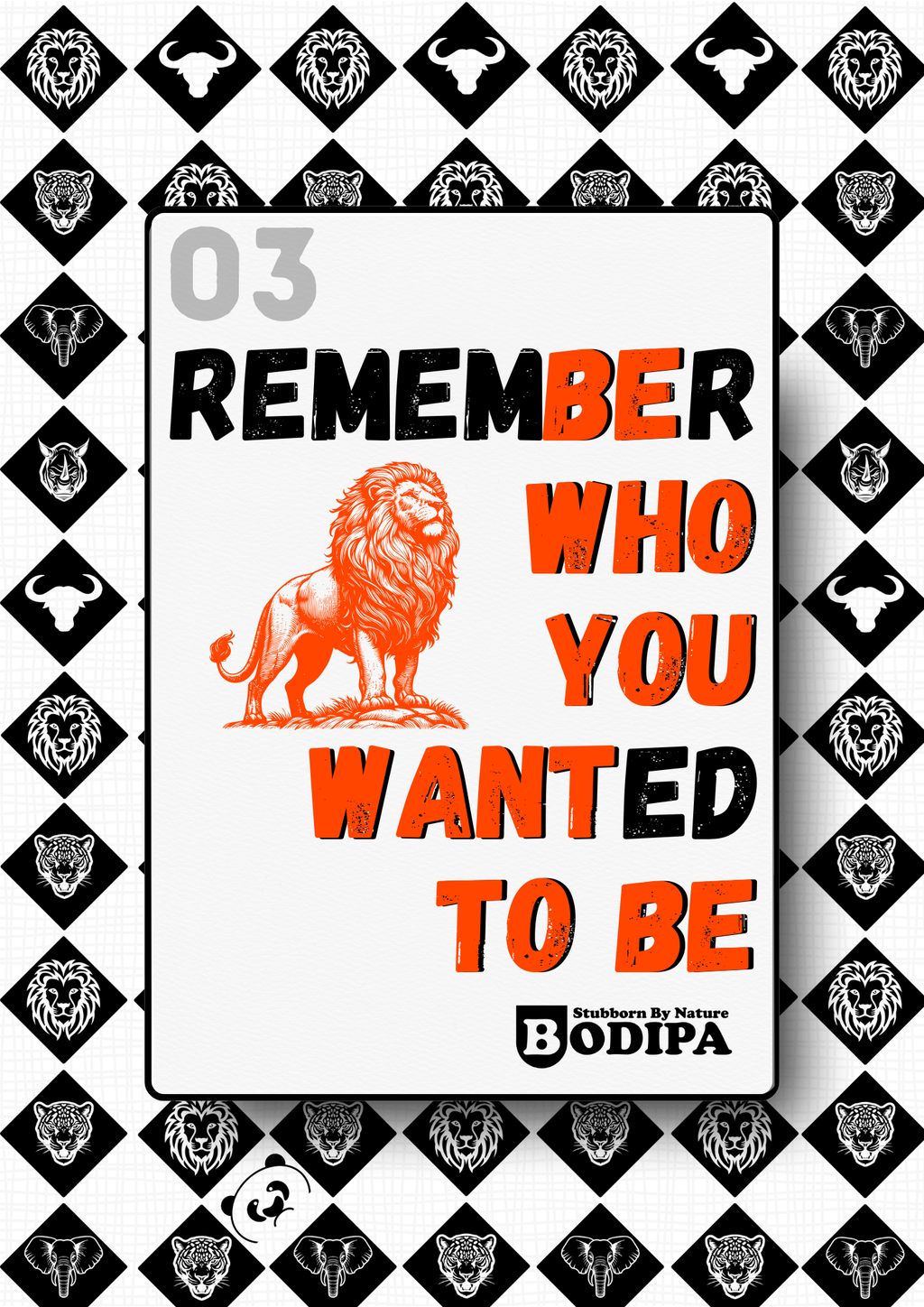 Premium Wall Art – Bodipa Stubborn Collection