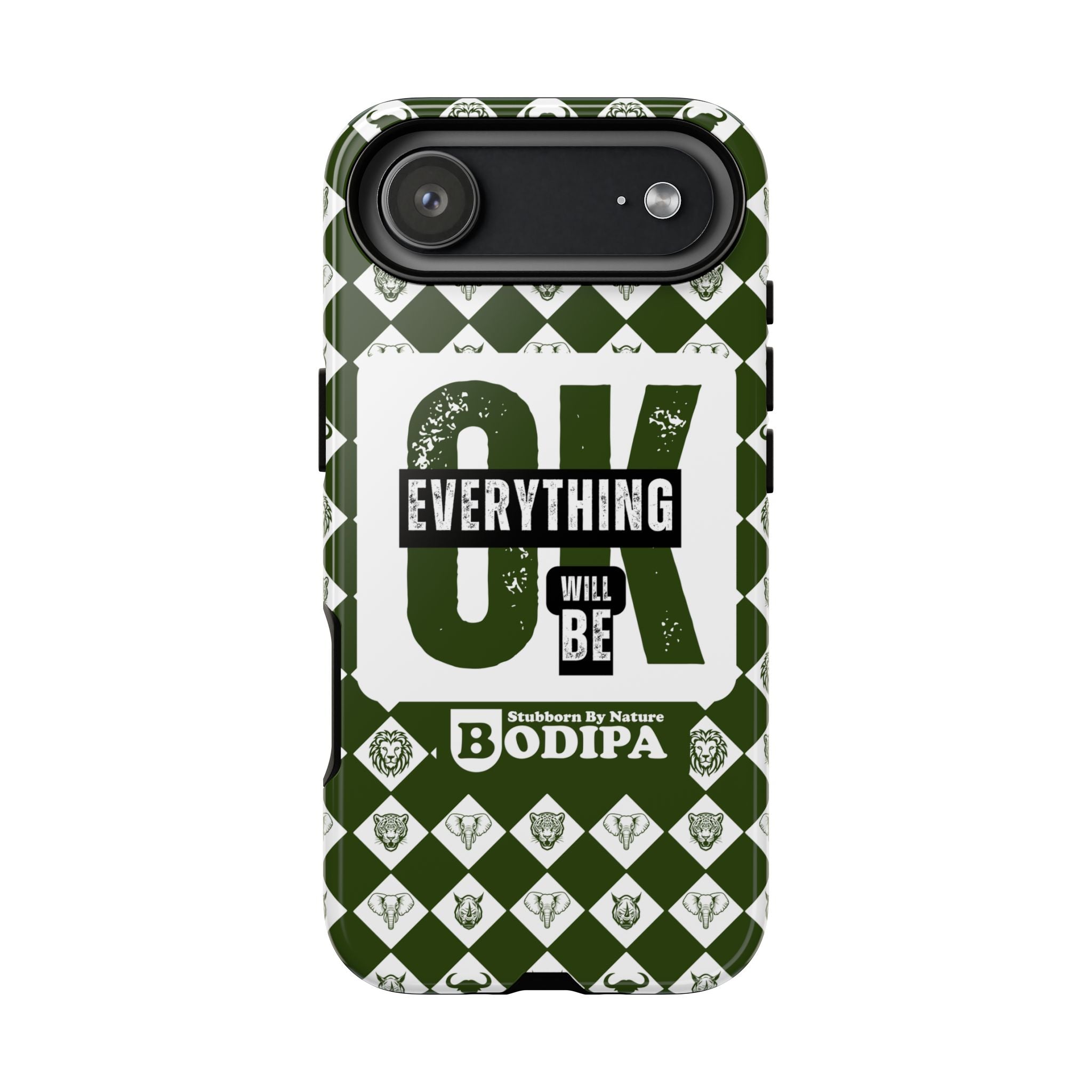Green Everything Will Be OK Phone Case