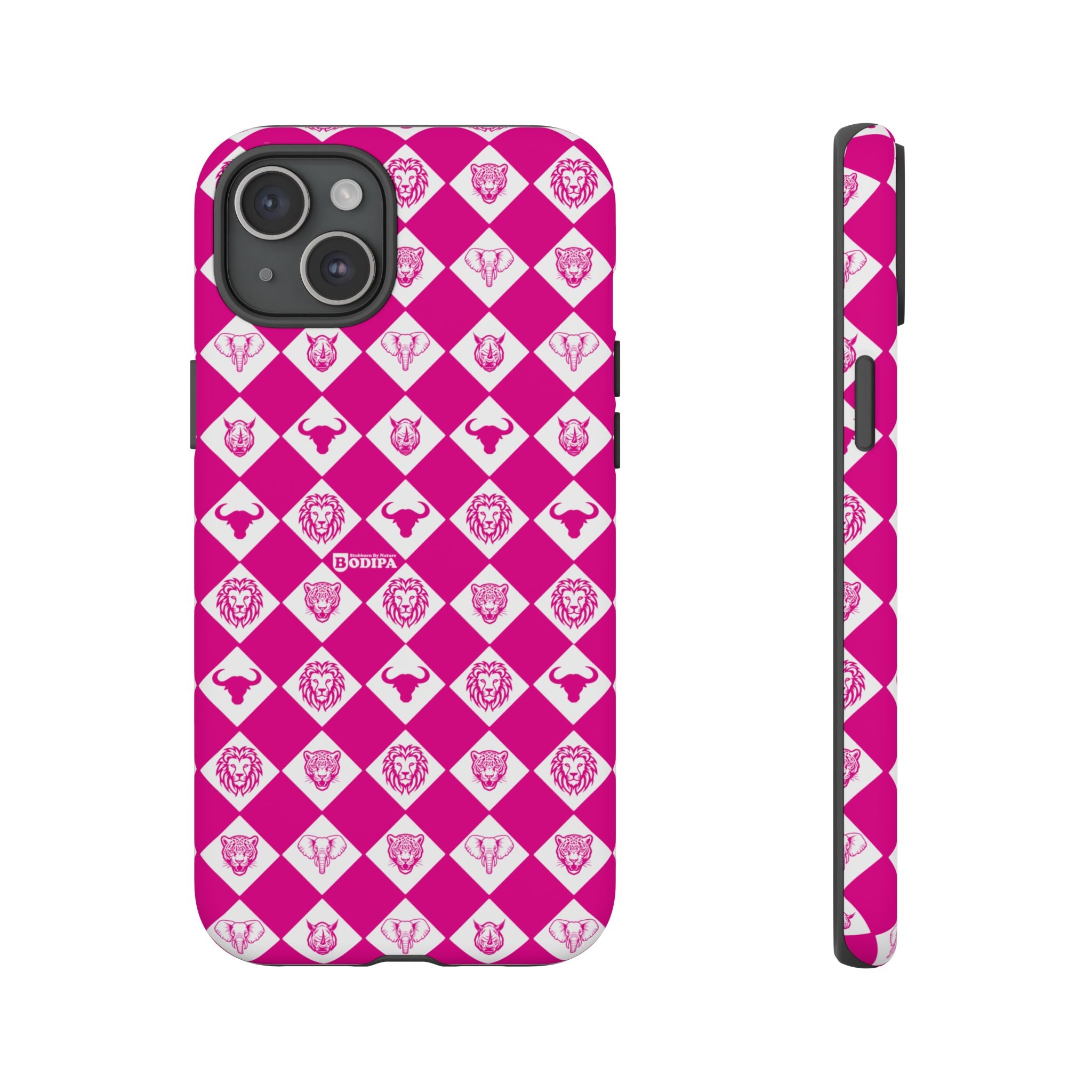Pink Big Five Pattern Phone Case
