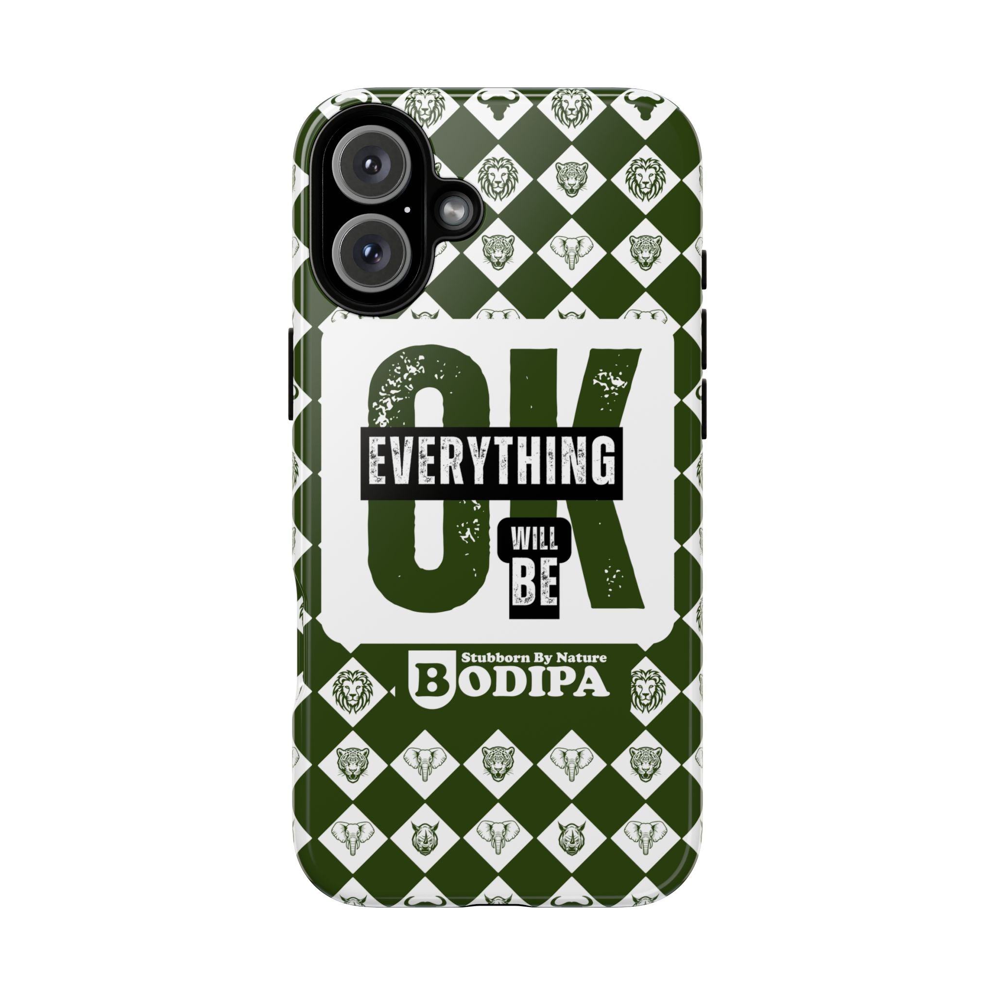 Green Everything Will Be OK Phone Case