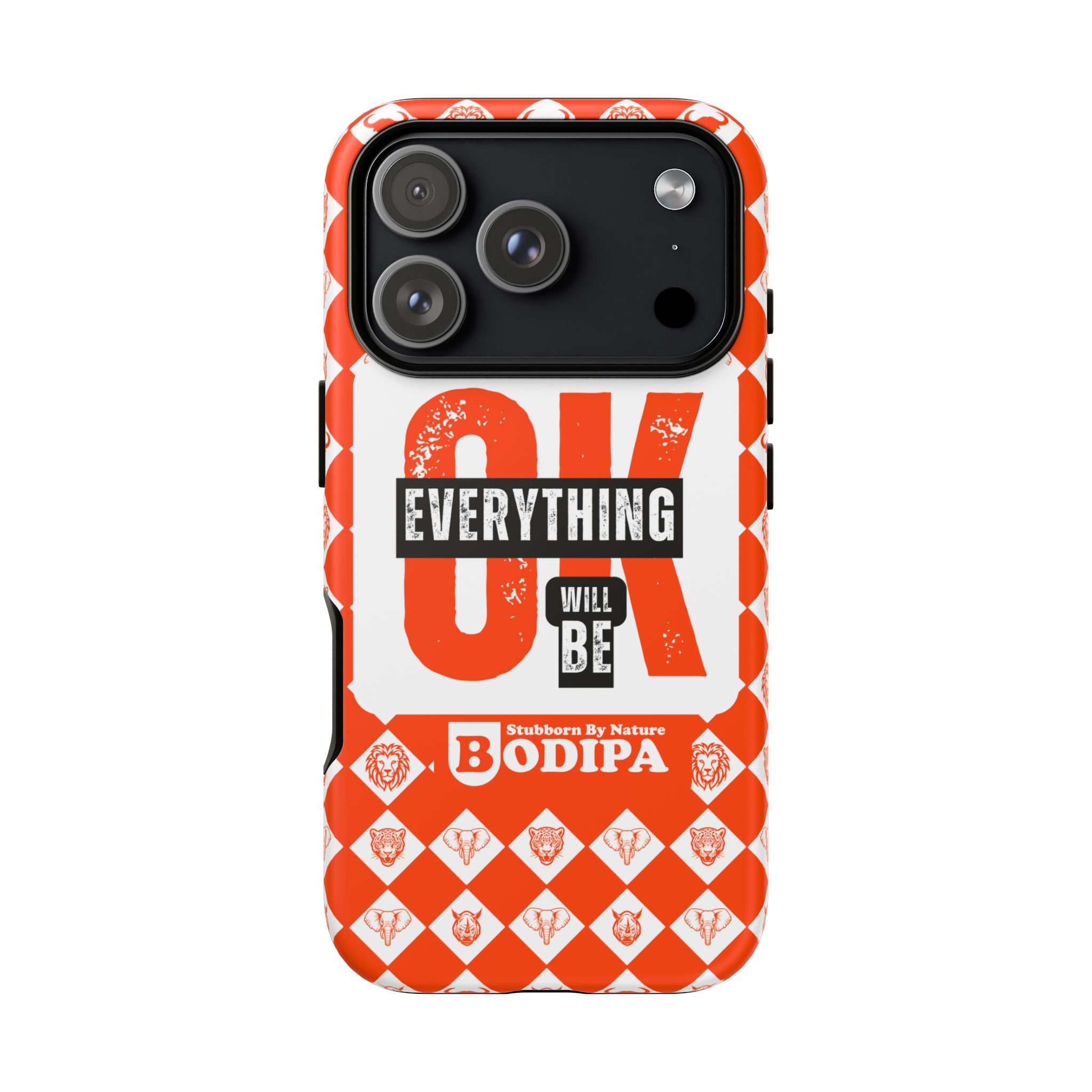Orange Everything Will Be OK Phone Case