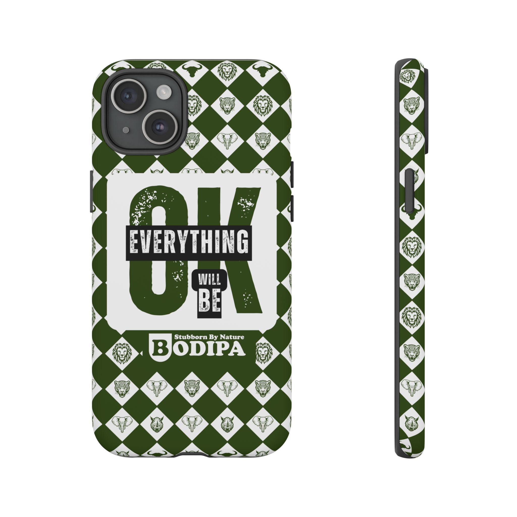 Green Everything Will Be OK Phone Case