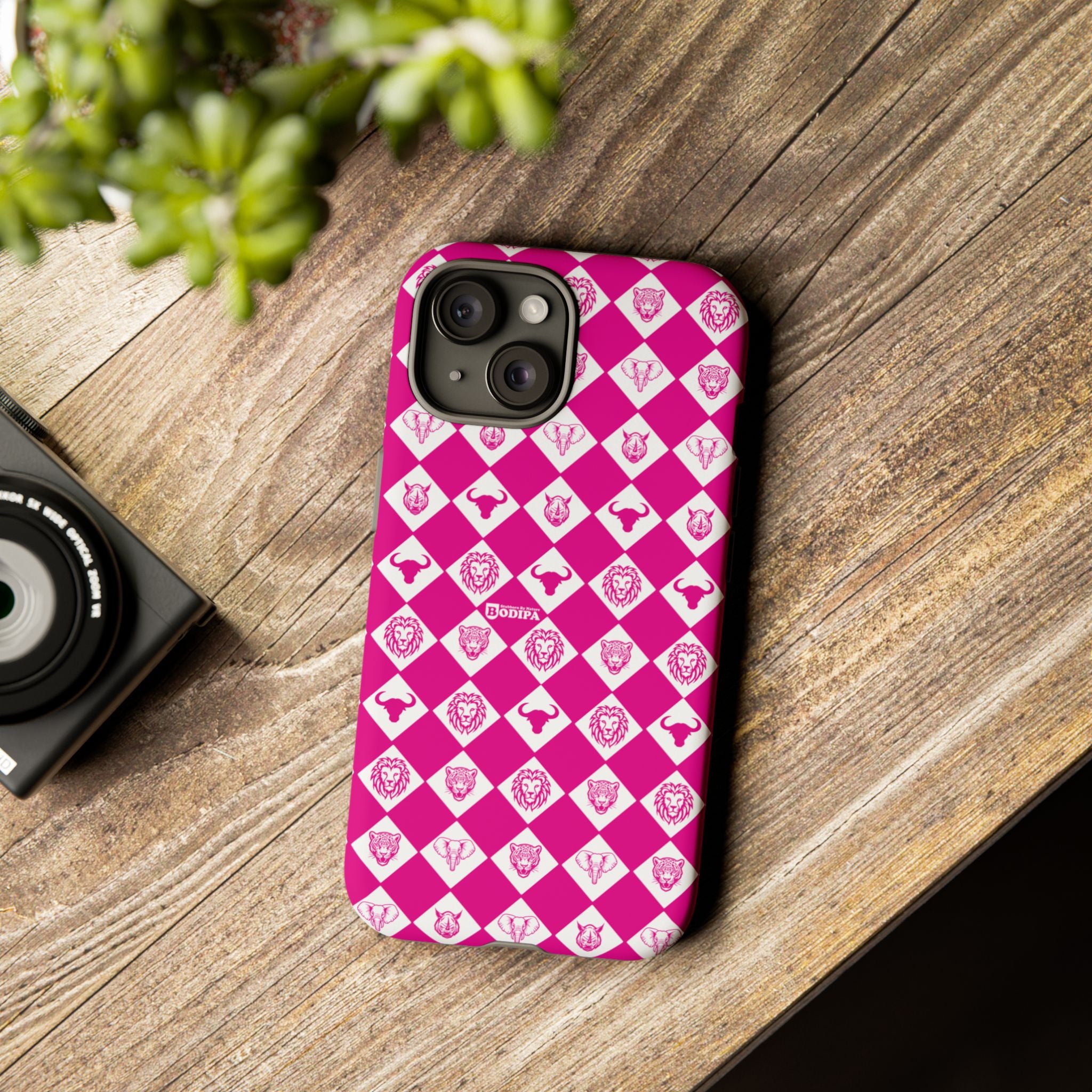 Pink Big Five Pattern Phone Case