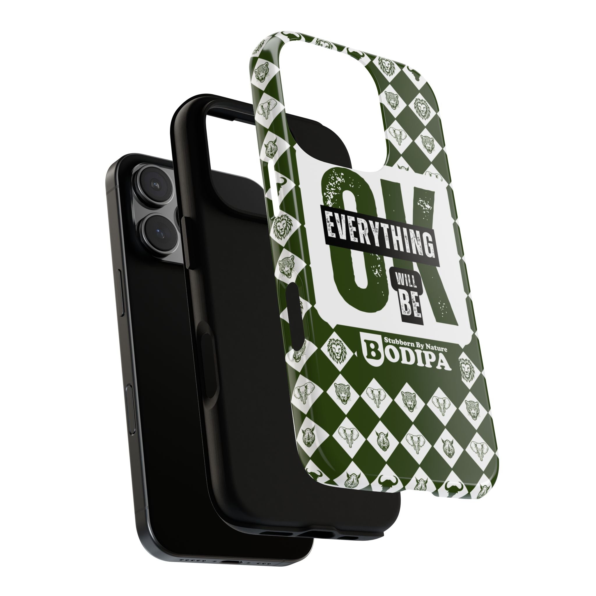 Green Everything Will Be OK Phone Case