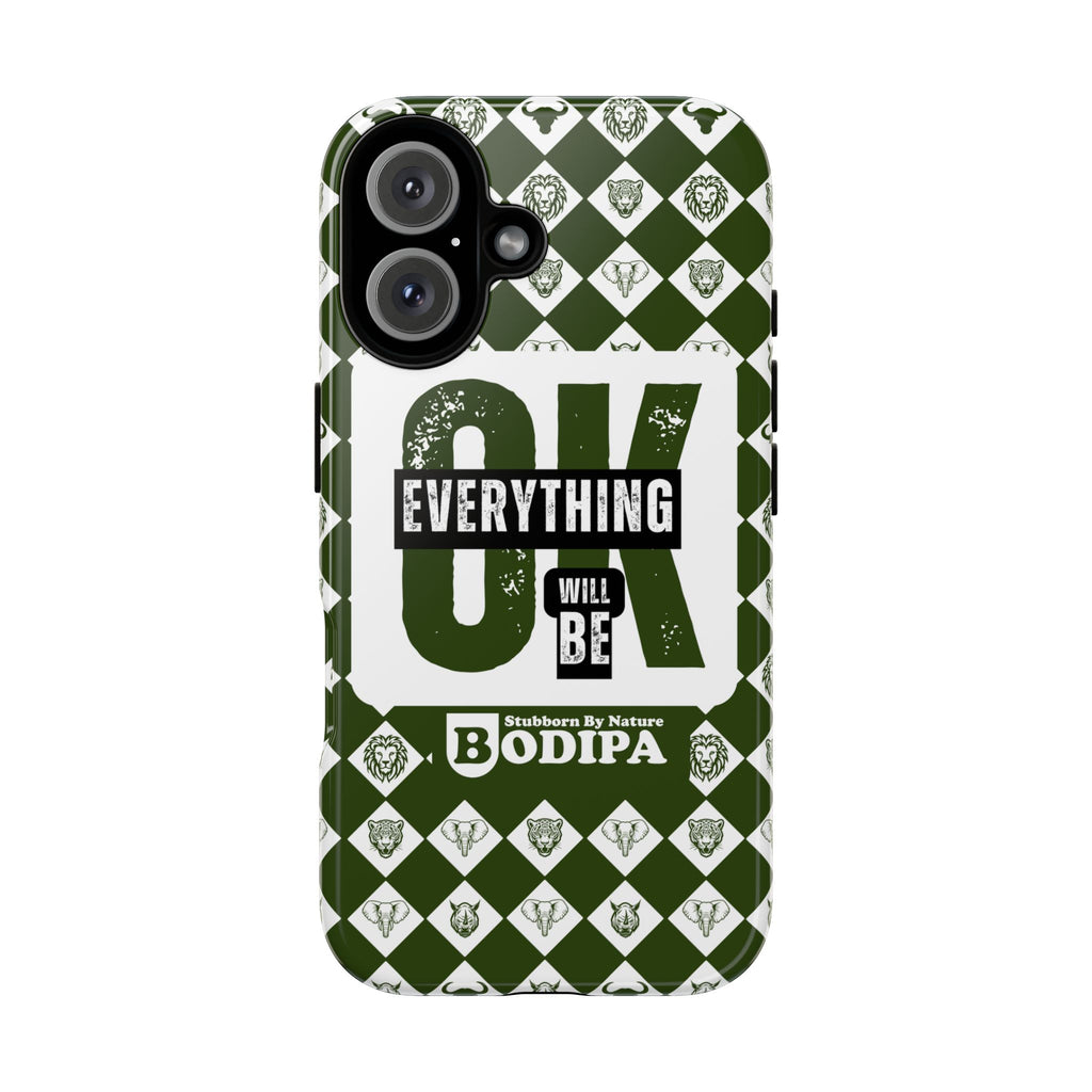 Green Everything Will Be OK Phone Case
