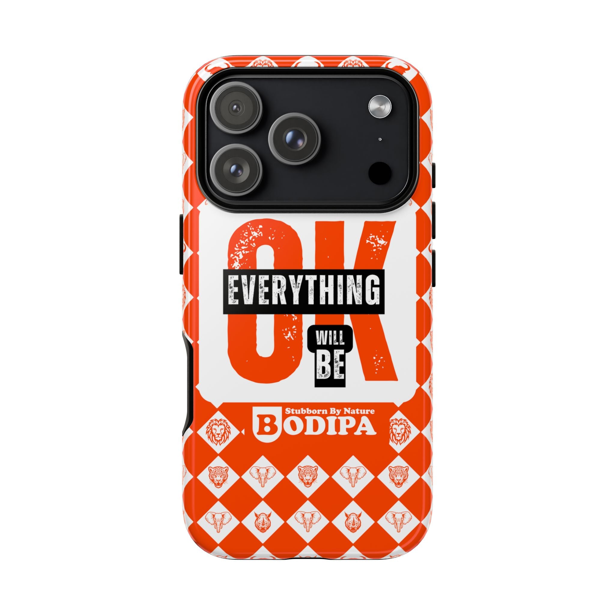 Orange Everything Will Be OK Phone Case