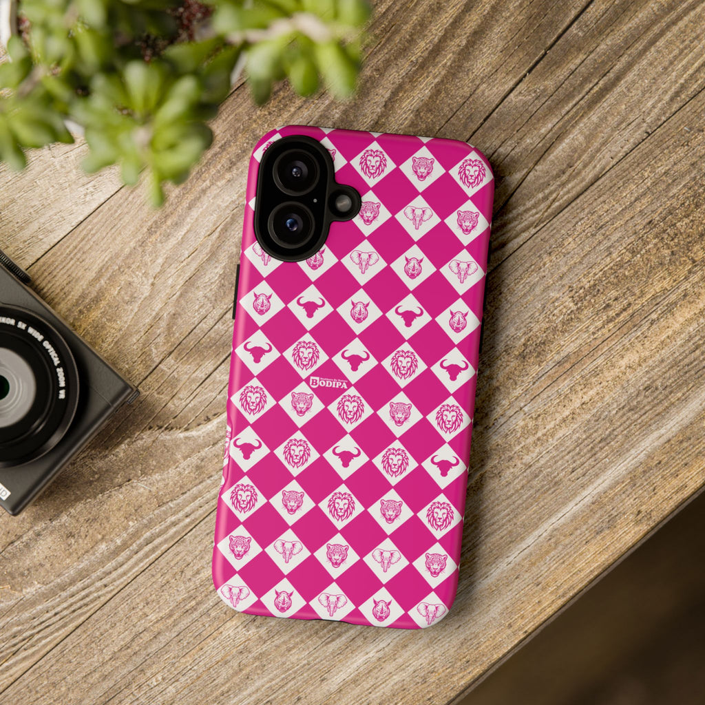 Pink Big Five Pattern Phone Case